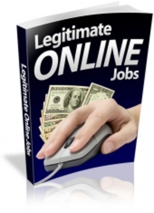 Product picture Legitimate Online Jobs