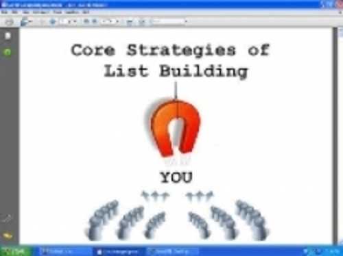 Product picture Core Strategies Of List Building