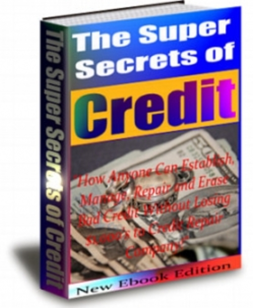 Product picture The Super Secrets Of Credit